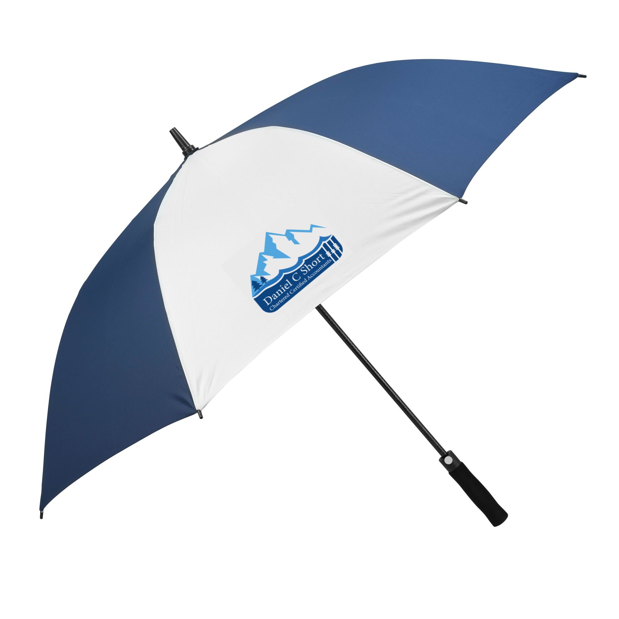 Customised Golf Umbrella Navy Blue & White Alternative Colours Etsy UK