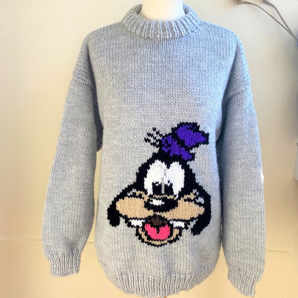 Goofy Hand Knitted Sweater