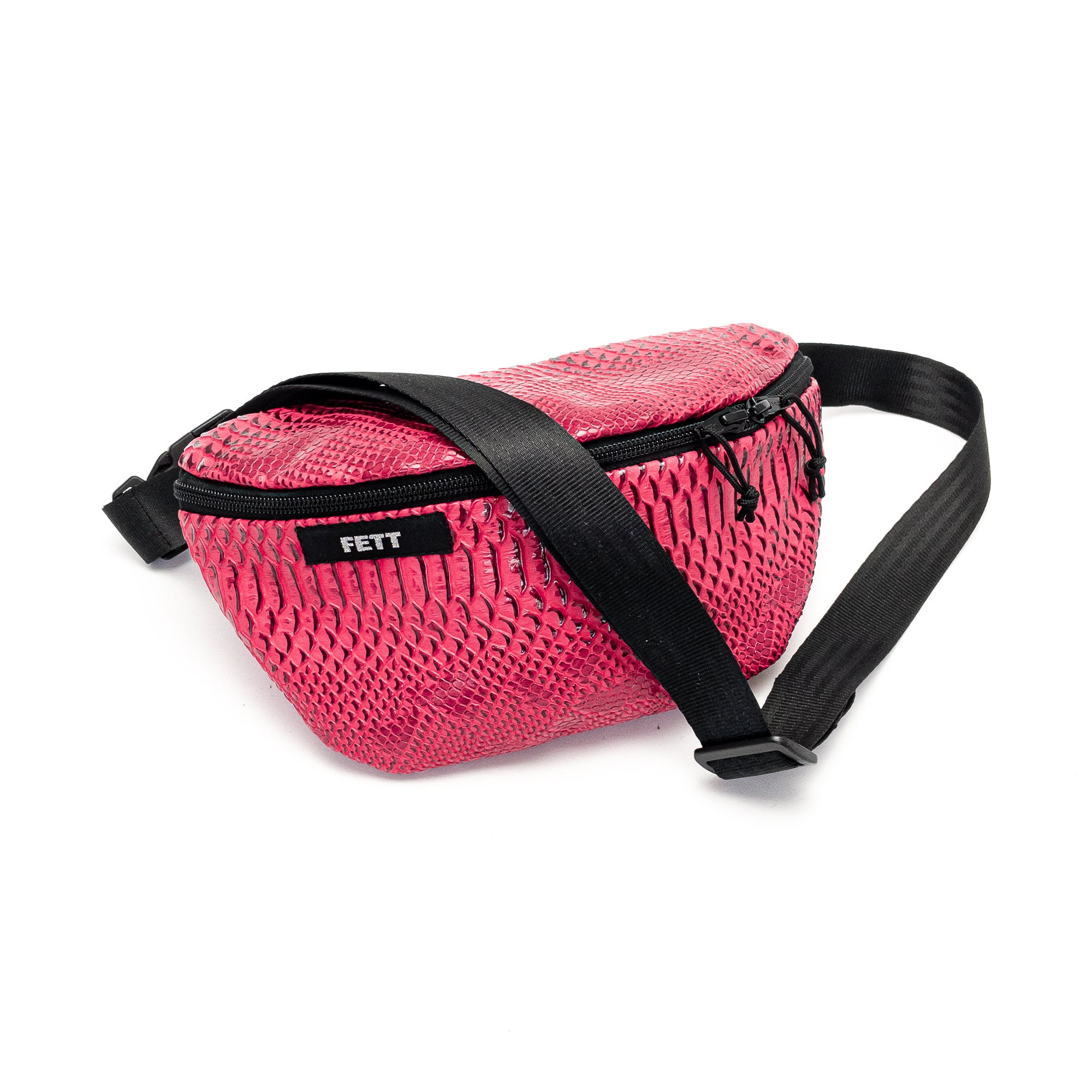 Bolso de vientre hecho de cuero artificial patrón de - Etsy