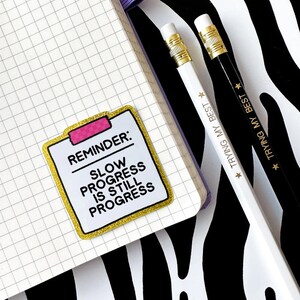 Sticker progrès, autocollants pour agenda, autocollants pour bullet journal, autocollants illustrés, autocollant pour ordinateur portable, autocollant pour bouteille d'eau, autocollant pour Kindle