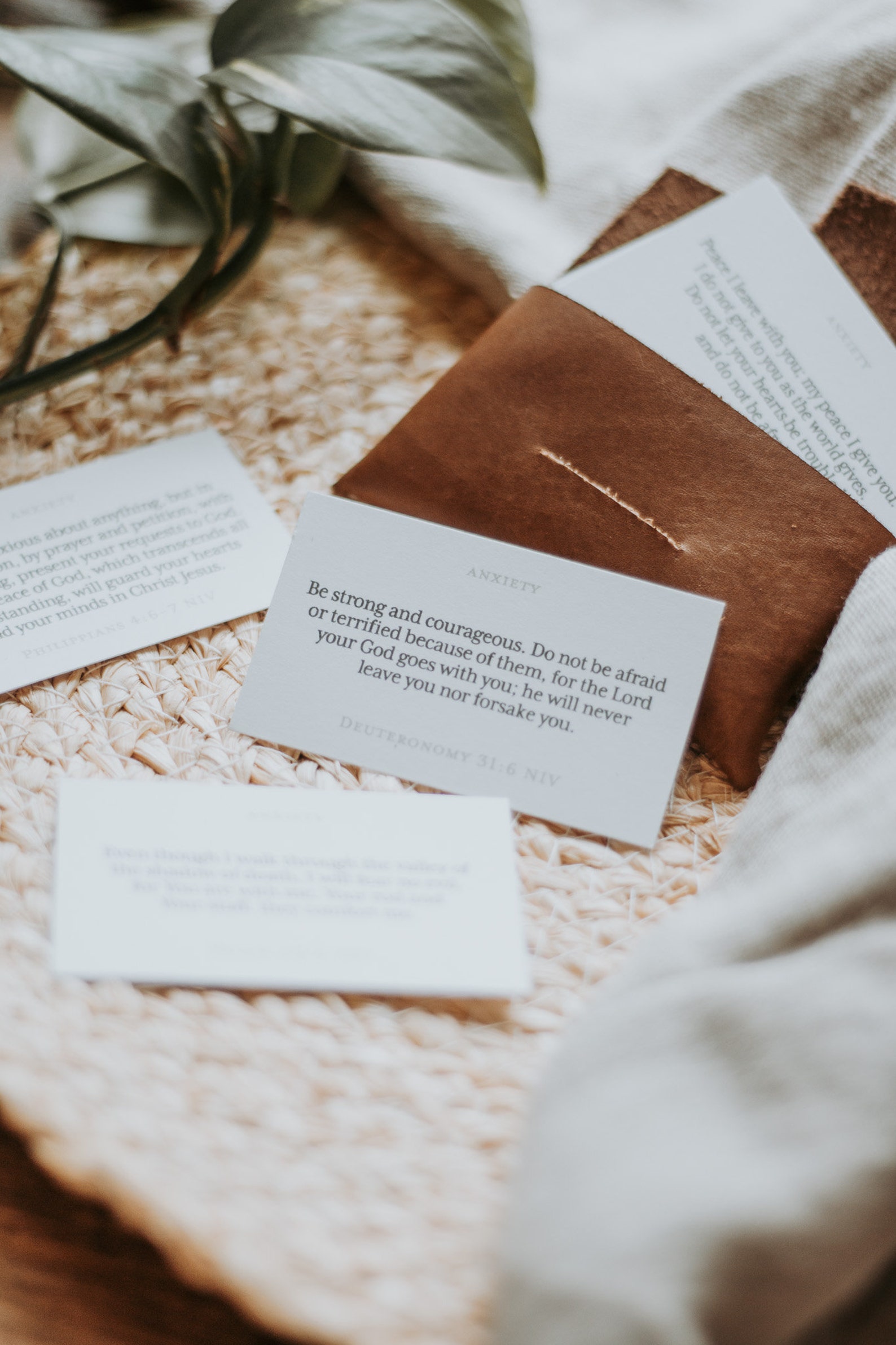 Custom/bespoke Scripture Memorization Pack | Leather Wallet & 21 Themed ...