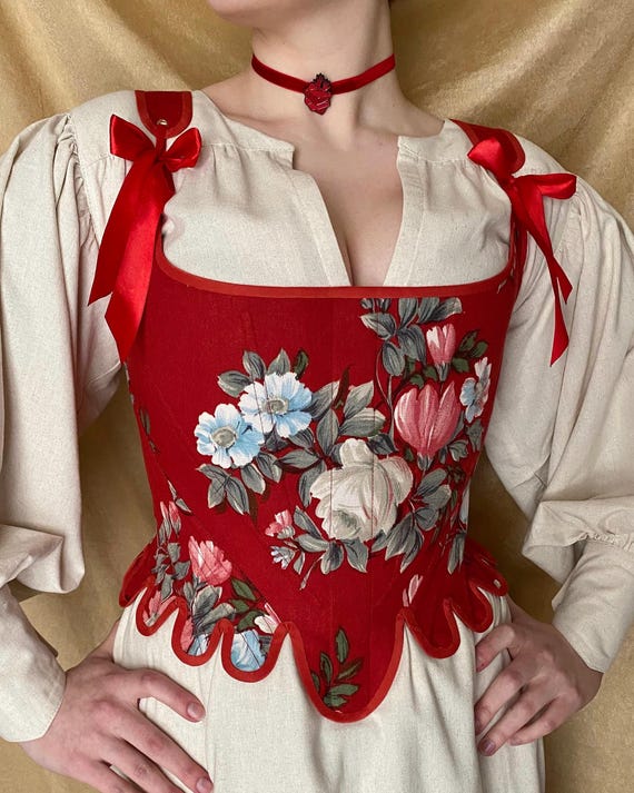 18th Century Corset Pride: Reversible Historical Half-Boned Custom Stays