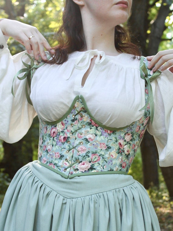 Waist corset with straps hotsell