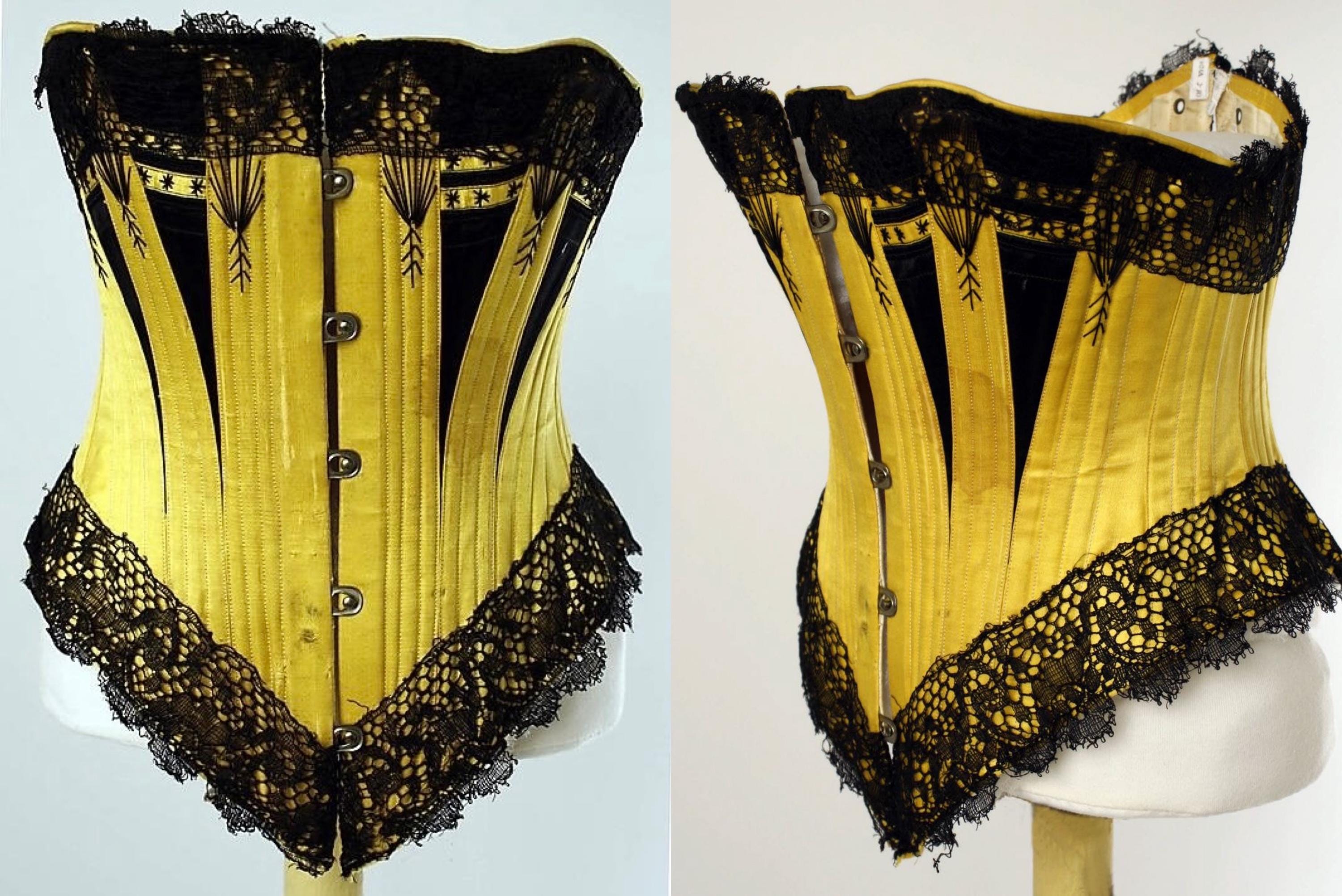 ヴィクトリア朝時代のローバストコルセット「イザベル」：1885年頃
