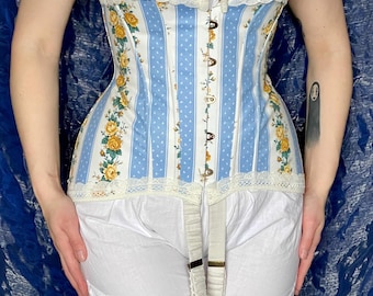 Edwardian Lowbust Corset “Juliet”: Custom Corset c1905-1907s Style