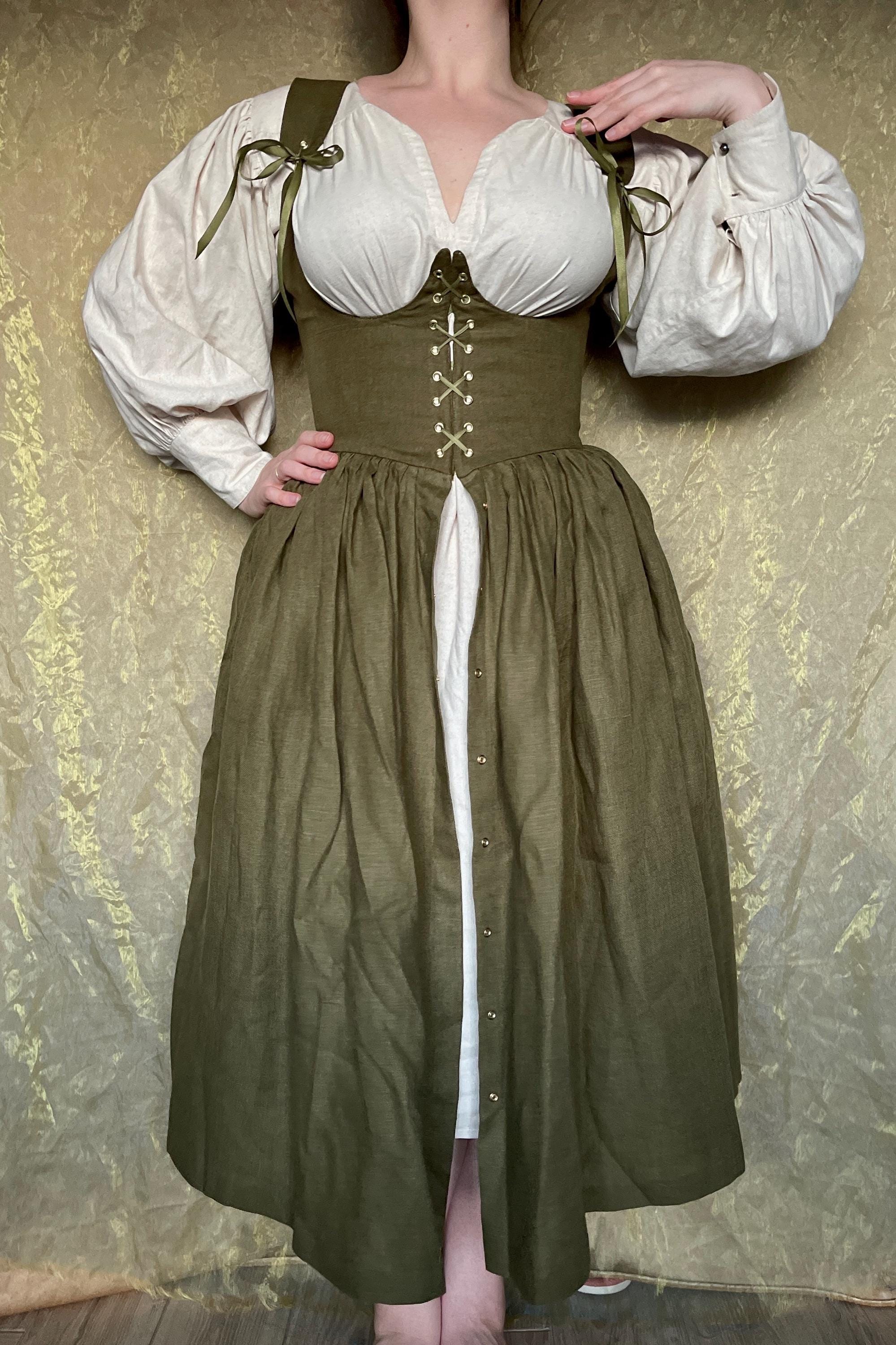 Underbust Cottagecore Corset Dress 