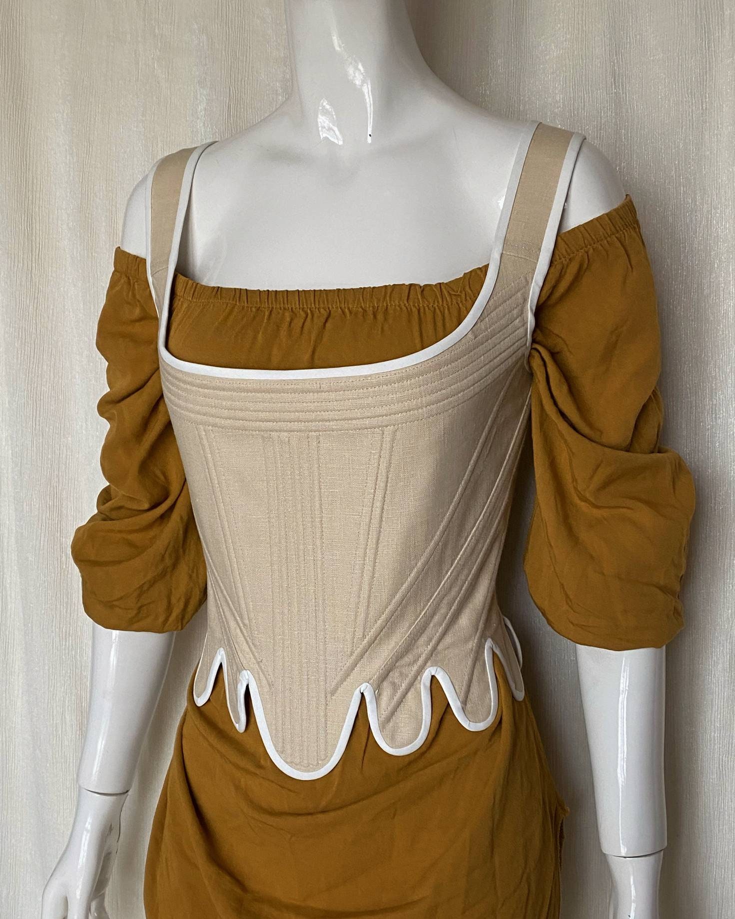 Size 18 (US) / 44 EU - Stays Corset 17th century 18th centur - Inspire  Uplift