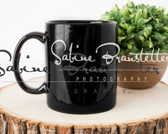 Black Mug Mock Up Etsy