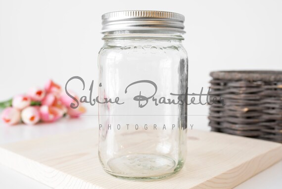 Styled Stock Photography Mason Mockup File Clear Mason Jar Styled Stock Photography Mason Mockup File Clear Mason Jar