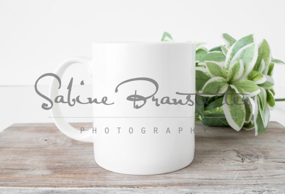 Styled Stock Photography Morning Ritual Mockup File White 11oz