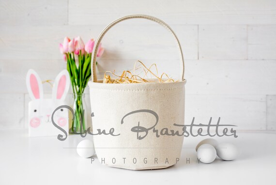 Styled Stock Photography Egg Hunt Mockup File Burlap Easter