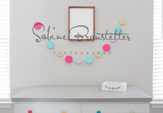 Styled Stock Photography Princess Room Mockup File Wood Sign