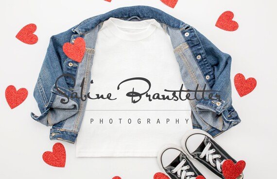 Styled Stock Photography Heart Breaker Mockup File White Toddler
