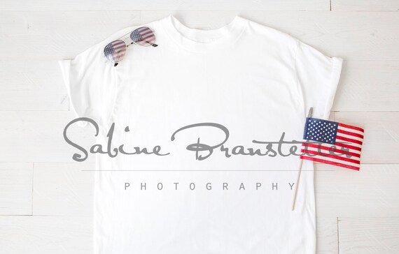 Styled Stock Photography Stars And Stripes Mockup File White