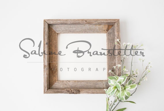 Styled Stock Photography Anna Mockup File Wood Frame With