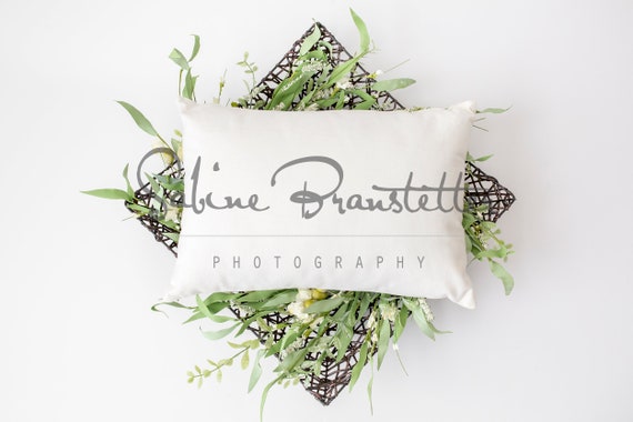 Styled Stock Photography Evelyn Mockup File White Rectangular Pillow