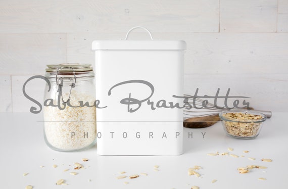 Styled Stock Photography Baking Time Mockup File White Kitchen