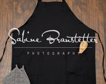 Download Styled Stock Photography Chef Mockup Digital File Black Apron Mock Up Free Psd Mockups Template PSD Mockup Templates