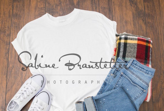 Styled Stock Photography Lotte Mockup File White Womens T-Shirt Styled Stock Photography Lotte Mockup File White Womens T-Shirt
