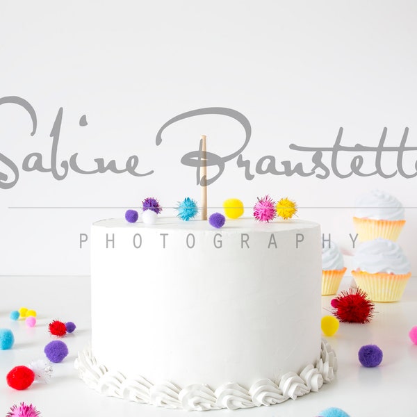 Styled Stock Photography "It's My Party", Mockup-Digital File, Birthday Party Cake Topper Mockup
