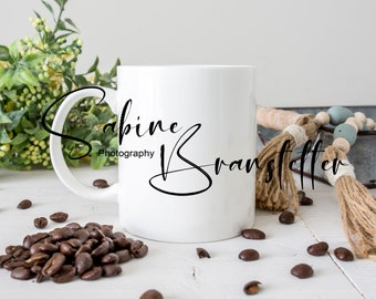 Styled Stock Photography "Colombian Supremo", Mockup-Digital File, White Coffee Mug, Drinkware Mockup