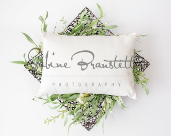 Styled Stock Photography "Evelyn", Mockup-Digital File, White Rectangular Pillow Mockup