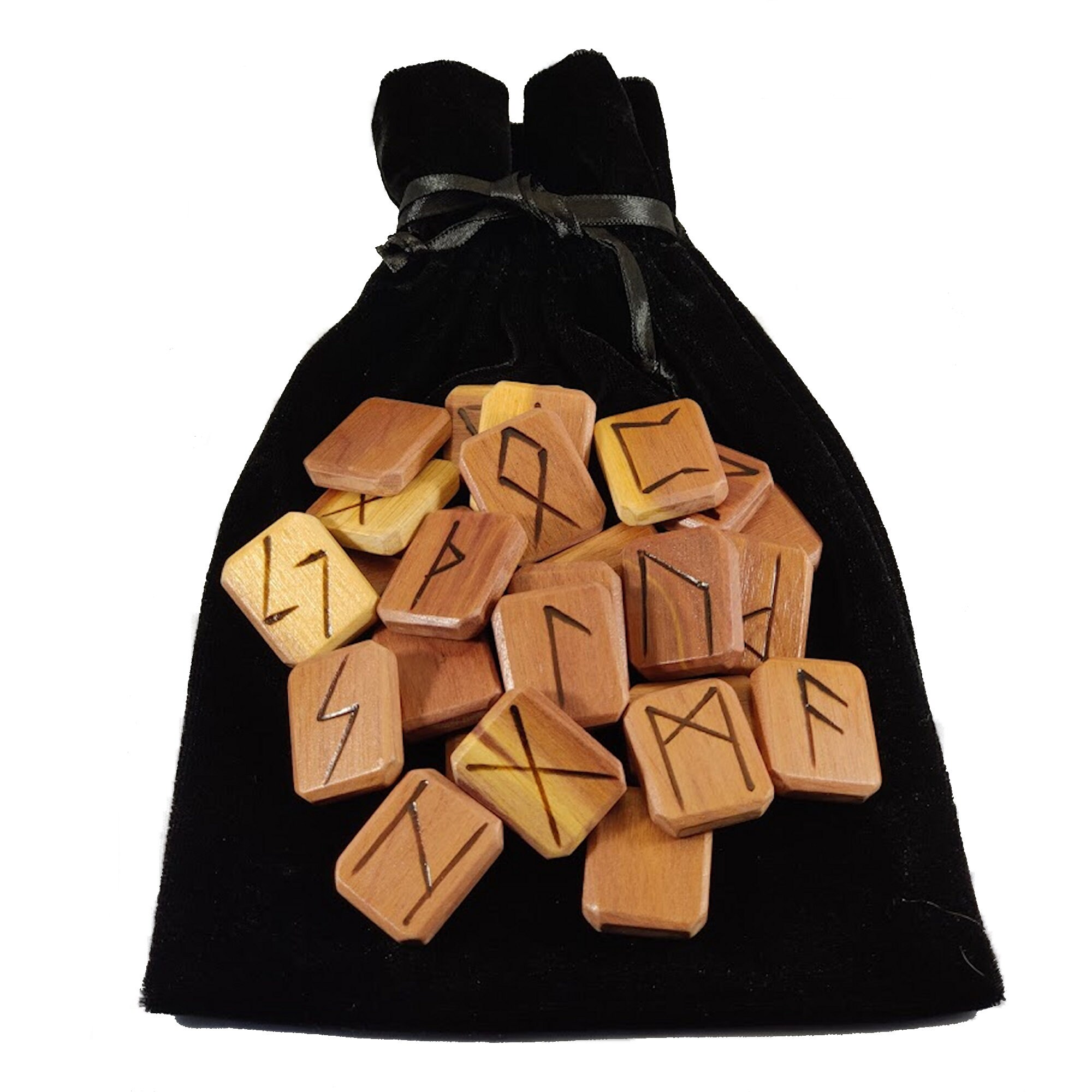 Wooden Runes Set with woodburned Elder Furthark Alphabet Etsy