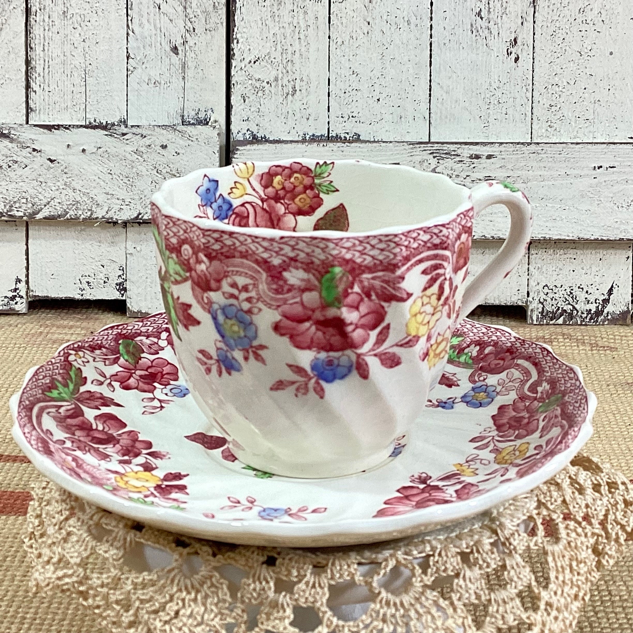配送員設置 Copeland Famed the in Set Saucer and Cup Demitasse Spode コレクション