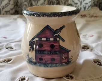 Home and Garden Party Ltd Birdhouse Candle Wax Holder Brander Feed Store candle melt
