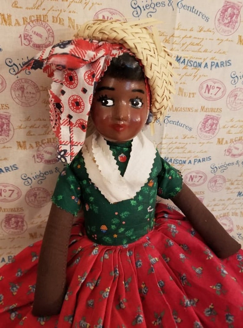african doll painting