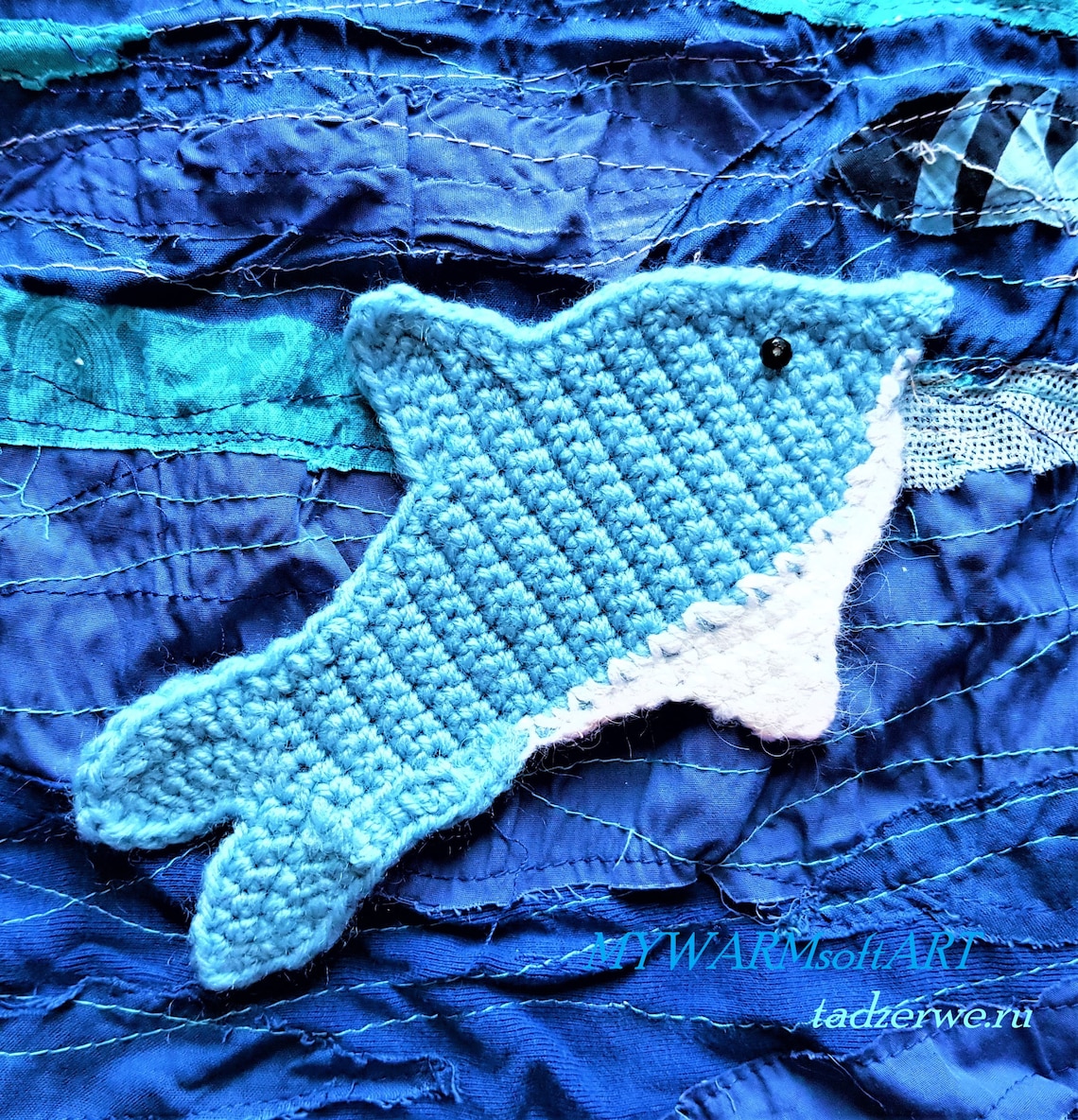 Crochet Pattern Dolphin for Appliques on a Pillow Blanket Etsy