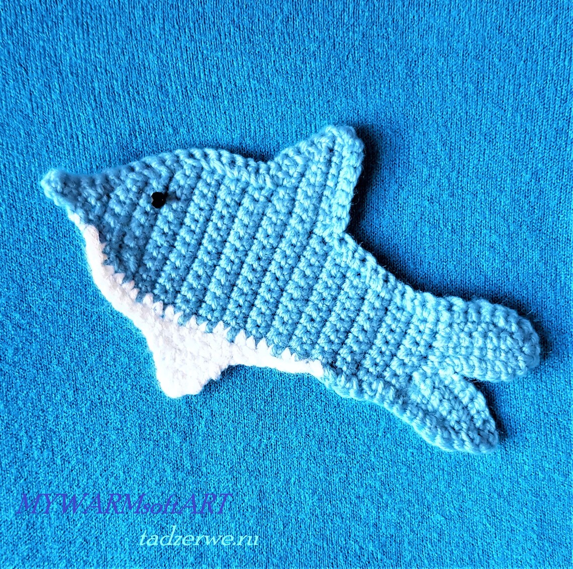 Crochet Pattern Dolphin for Appliques on a Pillow Blanket Etsy