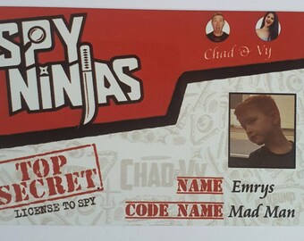Spy Ninja Decoder wheel chad wild clay | Etsy