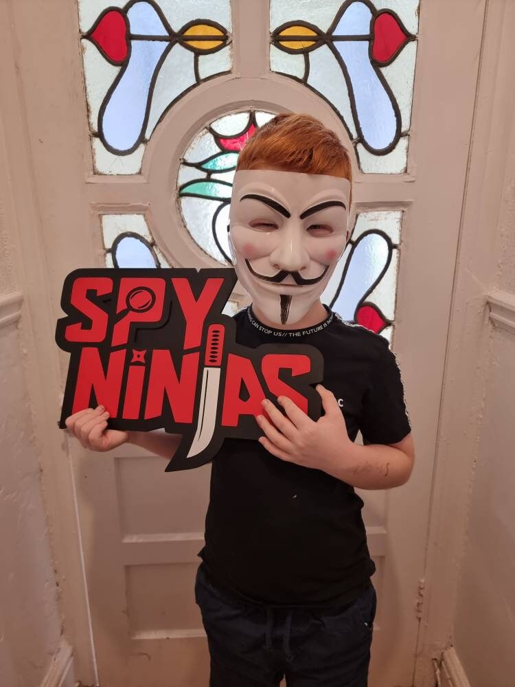 Wooden Spy Ninja Door Plaque spy Ninja Decoder Chad Wild Clay | Etsy UK