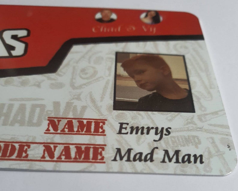 Spy Ninja ID card Decoder Chad wild clay spy ninja merch | Etsy