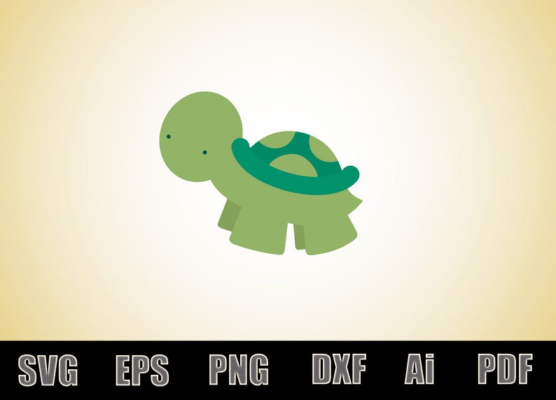 Download Cute baby turtle SVG svg cut file vinyl decal printable | Etsy