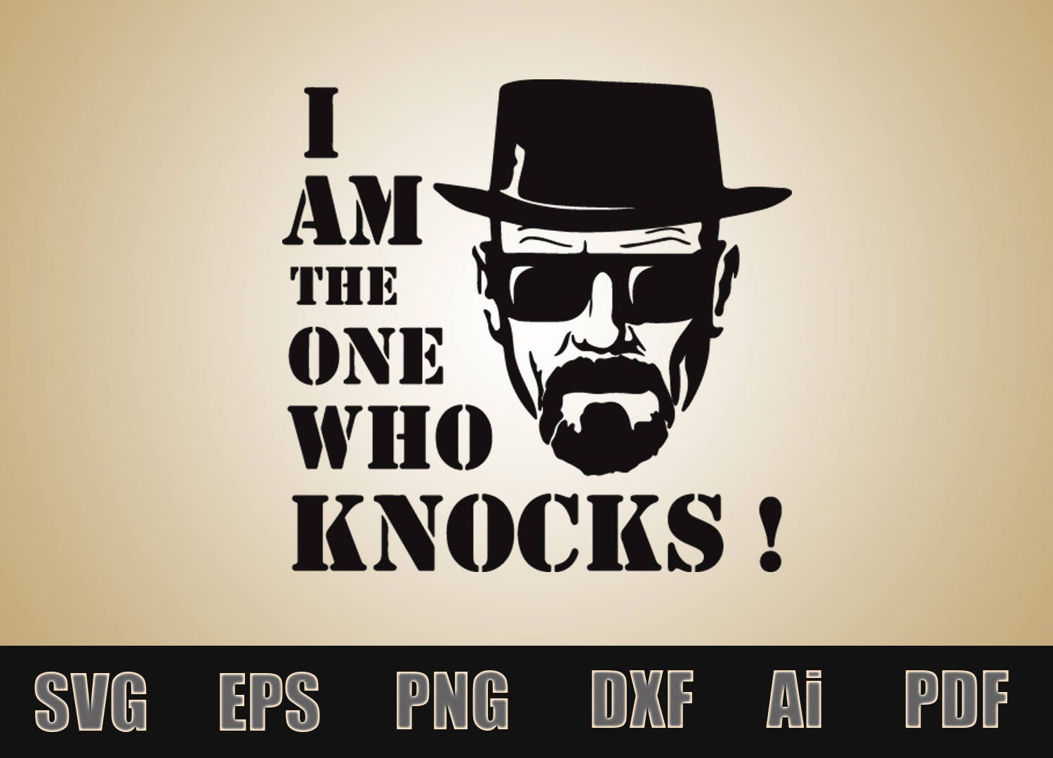 Download I am the one who knocks SVG file Vector Scalable Vinyl | Etsy