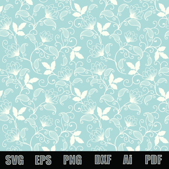Download Floral Ornament Pattern Svg Vector Classical Luxury Etsy