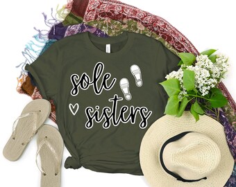 Sole Sisters Unisex Runner's Shirt, Marathon Runner, Inspirational Runner's Shirt, Gift for Marathon Runner, 13.1, 26.2, Boston Marathon