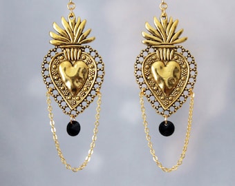 Orecchini A Goccia Fatti A Mano | Argento Sterling 925 | Fiori Di Loto | Altamente Lucidi | Regalo - Foto 2