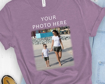 Your Photo Shirt, T-shirt Picture, T-shirt Photo, Custom tshirt Picture Women, Unisex Shirt Personalized Gift, Custom T-Shirt Graphic