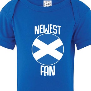 Scotland Bodysuit Add your Name and Number Infant Clothing  Newest Fan Bodysuit Soccer Baby Outfit Mameluco Infant Girls Boys T shirt - Tee