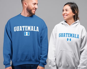Guatemala Flag Hoodie Sweatshirt - Adult & Youth Sizes - Guatemala National Team Pride, Custom Hoodie Gift