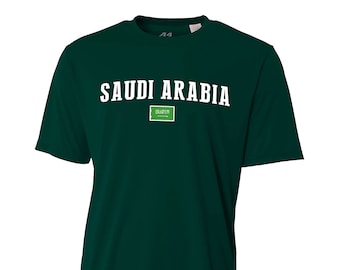 Saudi Arabia soccer jersey national team  Customized Name and Number for kids ,men's and woman's polyester country flag logo  jersey tees