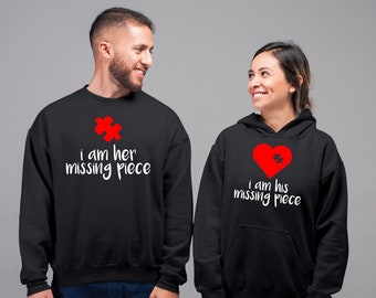 couple matching hoodies, cute valentine gifts, anniversary matching sets, funny valentines gift, anniversary gifts, valentines couples sets
