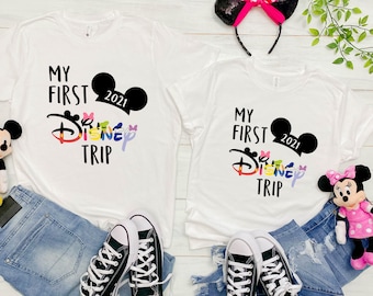my first disney trip shirt 2021
