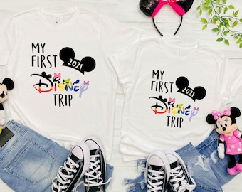 my first disney trip shirt ,disney t shirts,disney family vacation shirts 2022 2023,Disney Matching Shirt, my first trip to disney