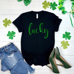 Lucky Shirt, St. Patty&#39;s Day Shirts for Men and Women, St Patty&#39;s Lucky Shirt, St Patty&#39;s Lucky Women Shirt, Shamrock Shirt, Irish Shirt