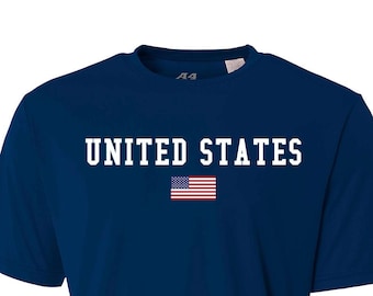 usa shirt patriotic shirt american flag shirt usa national team soccer men adult polyester t shirt usa flag shirt customized any name