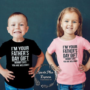 I am your Father's Day Present outfit - Father's Day outfit, baby girls baby boy outfit for Fathers Day -  I Am Your Father's Day Gift T